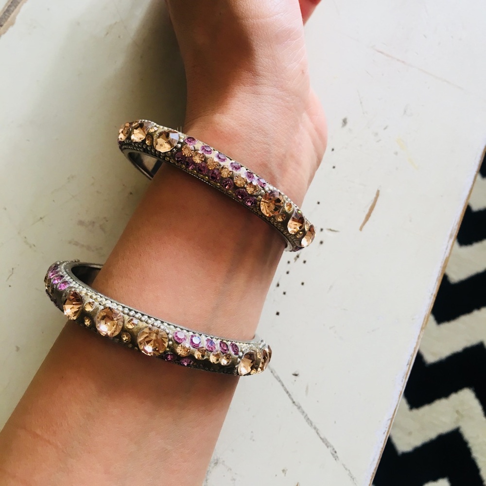 Two Crystal bracelets - Picture 3 of 3